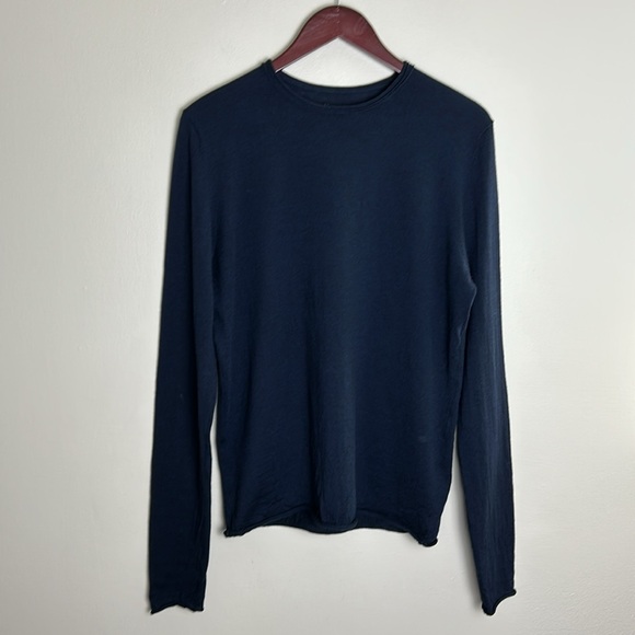 Zadig & Voltaire Men’s Skull Sweater Spooky Season Navy 100% Merino Wool Goth - Picture 5 of 14